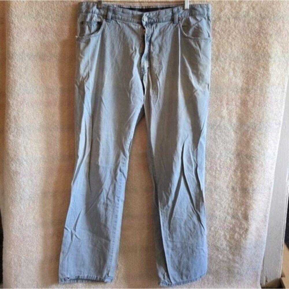 Ermenegildo Zegna Light Blue Straight Leg Men's Jeans 40"